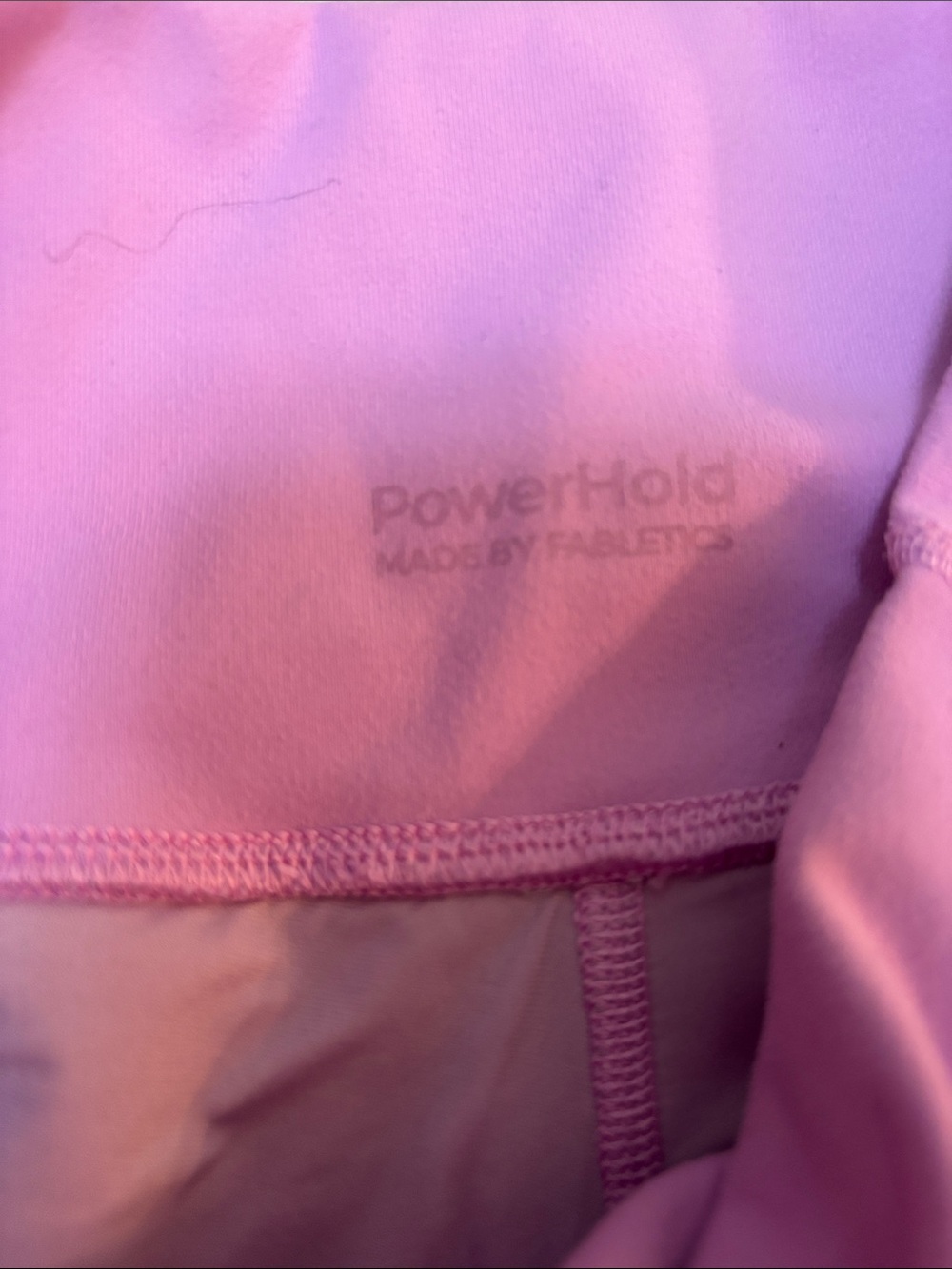 Fabletics Pink Lavender High-Rise Leggings - Picture 3 of 4